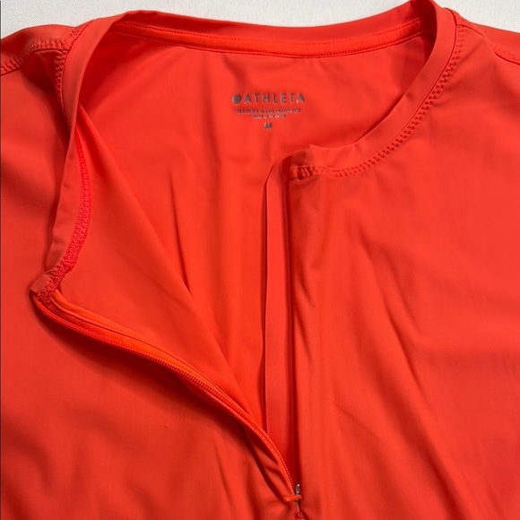 Athleta Orange Sleeveless Muscle Tee Relaxed Fit - Picture 2 of 5